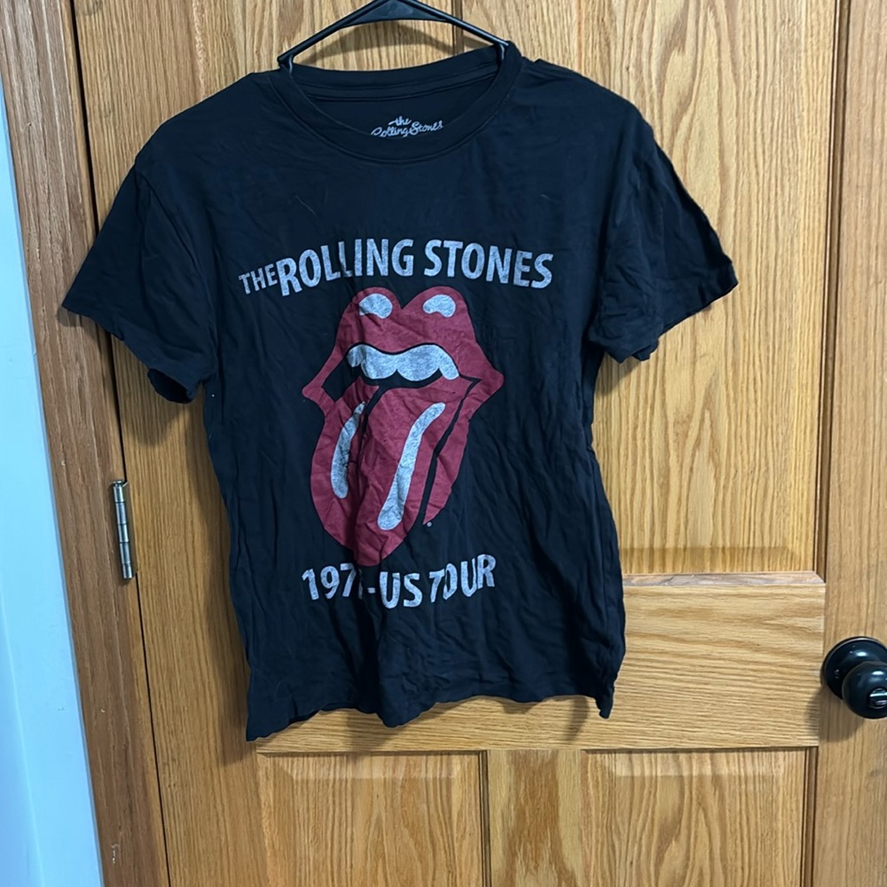 Graphic T shirt, Rolling Stones Brand, Blavk/red graphic
